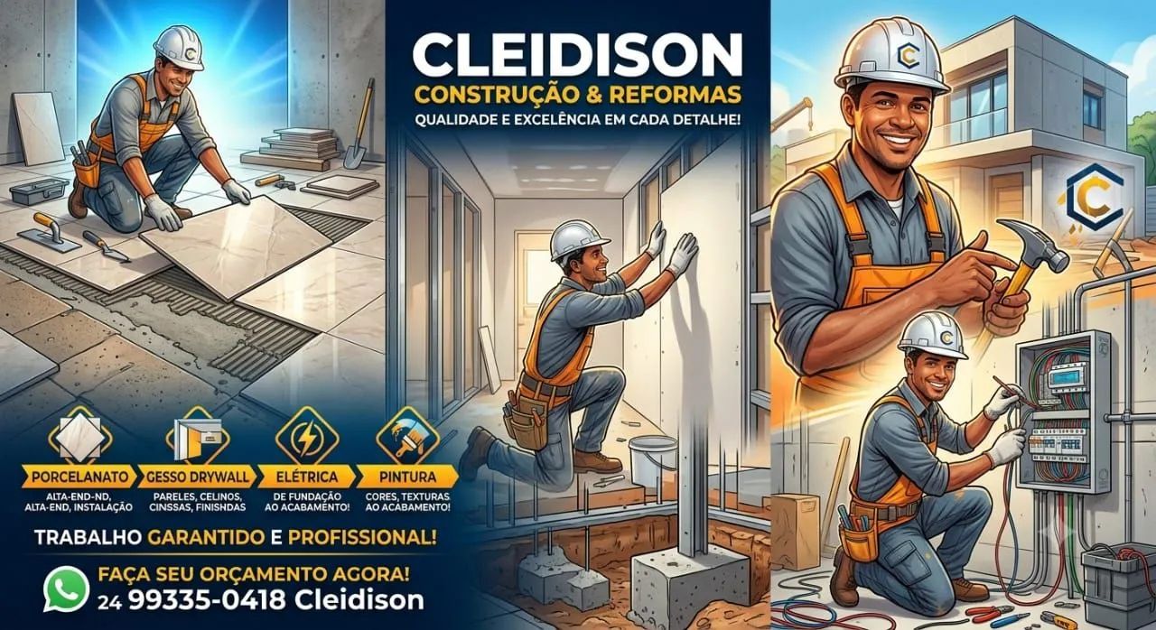 Profissionais da construcao civil
