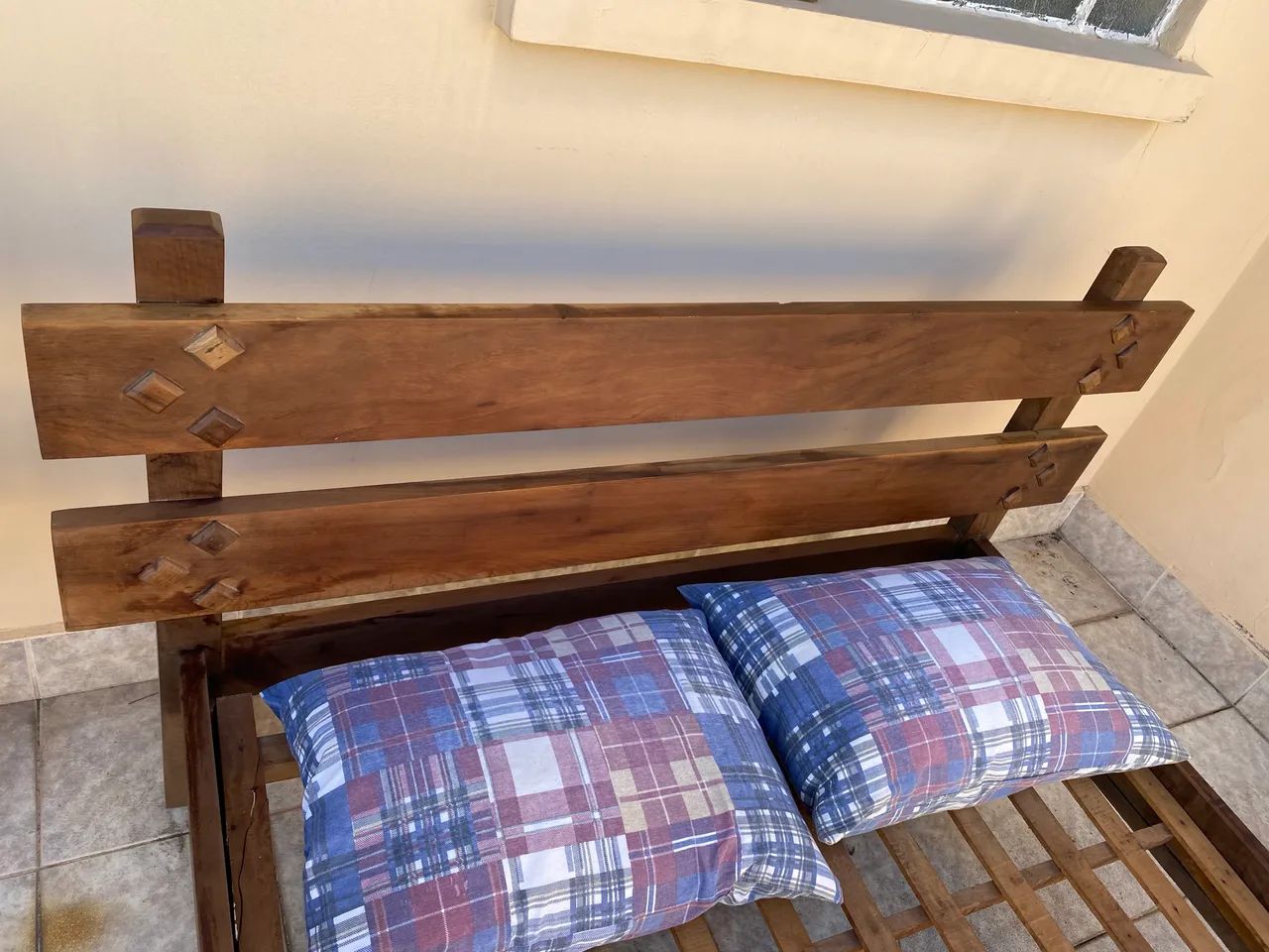 Cama de casal madeira maciça de lei  - Foto 5