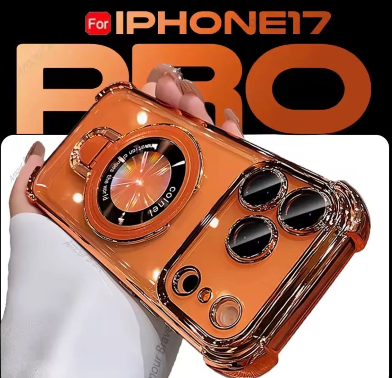 Capa capinha premium iphone 17 pro max