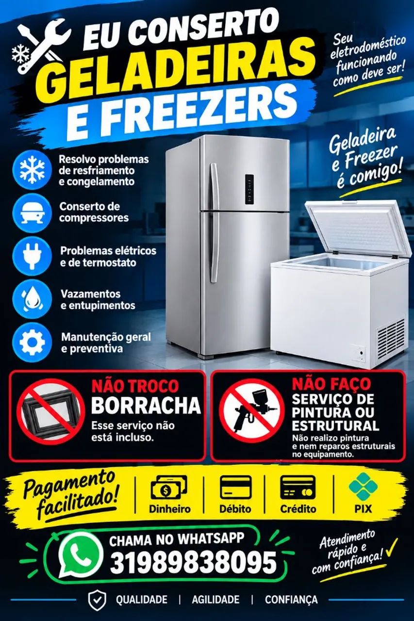Conserto de geladeira 