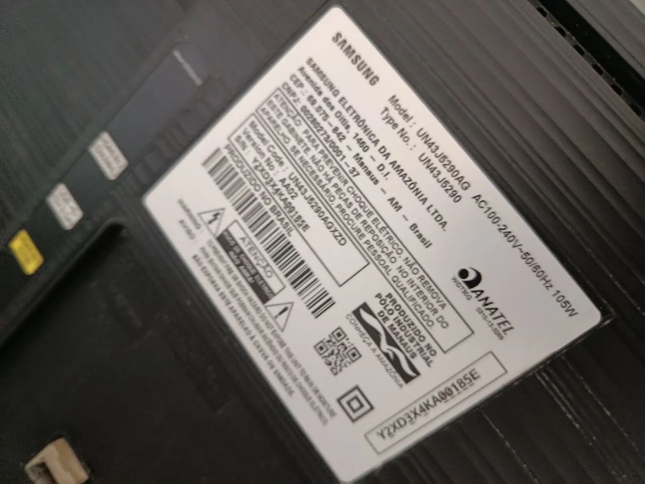 Tv SAMSUNG 43, COM DEFEITO NO DISPLAY  - Foto 2