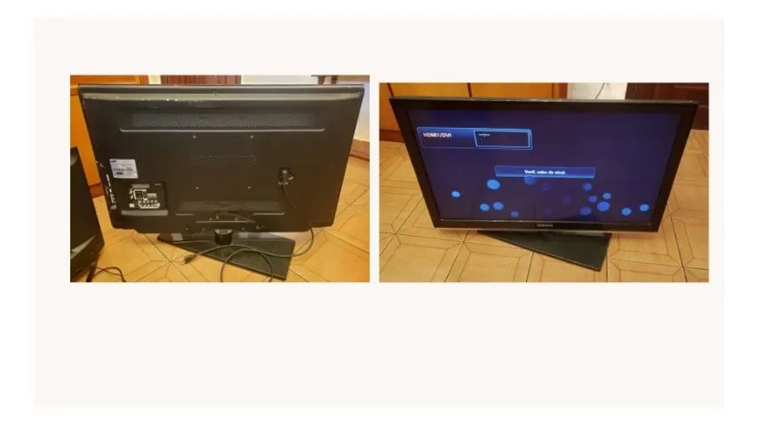 VENDO LOTE COM 2 TVs SAMSUNG PARA PEÇAS OU REPARO - Foto 2