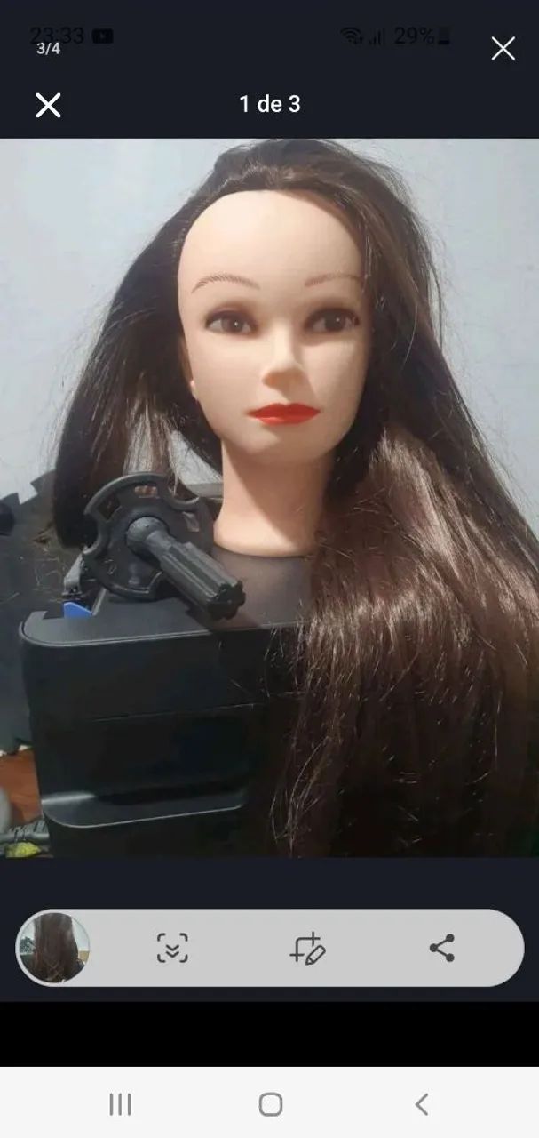 CABEÇA DE BONECA PARA TREINO 