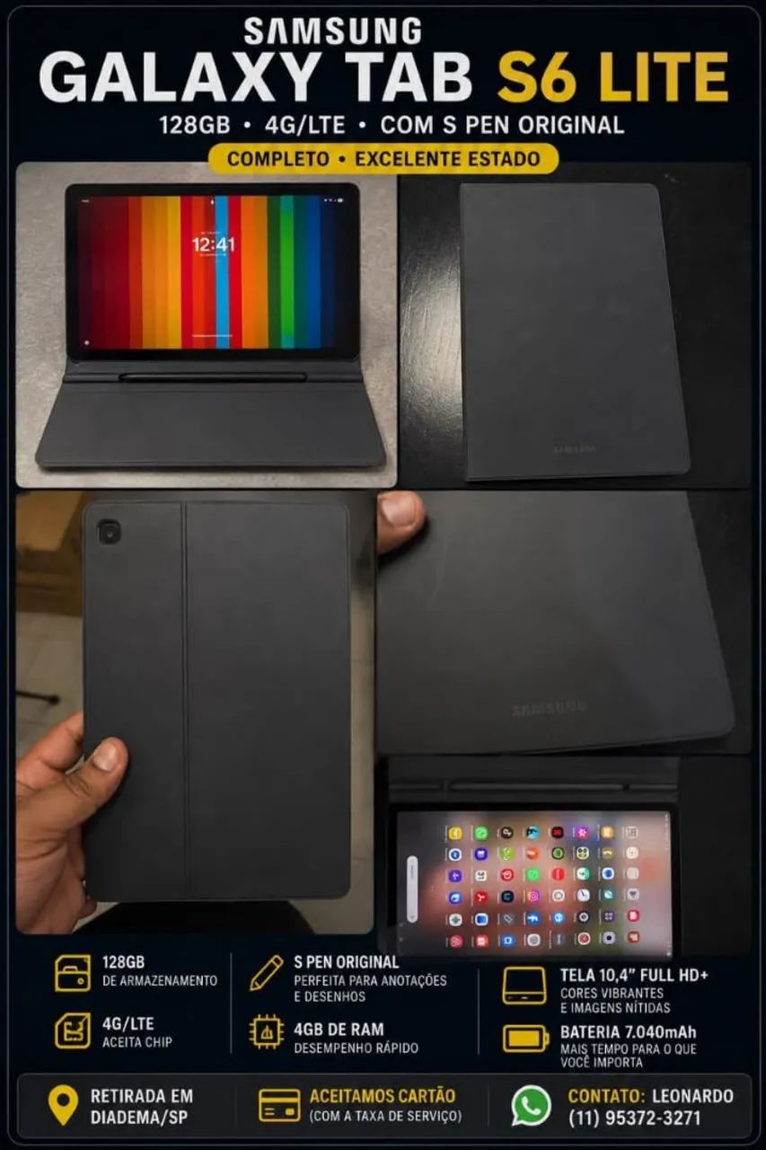 Vende-se tablet Samsung