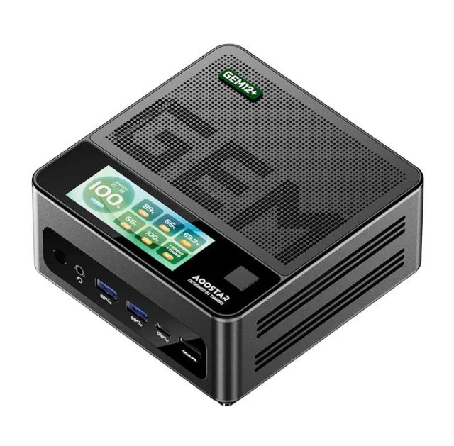 Mini PC Aoostar Gem 12 Amd Ryzen 7 8845HS Oculink Duas portas ubs4