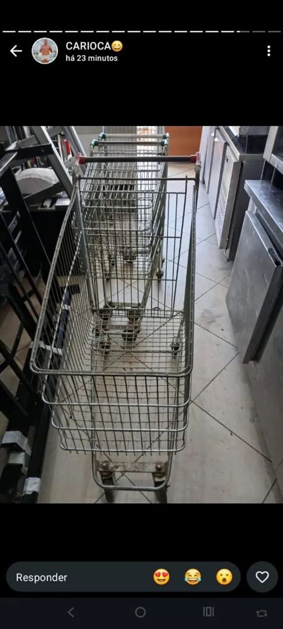 Carrinho de mercado  - Foto 2