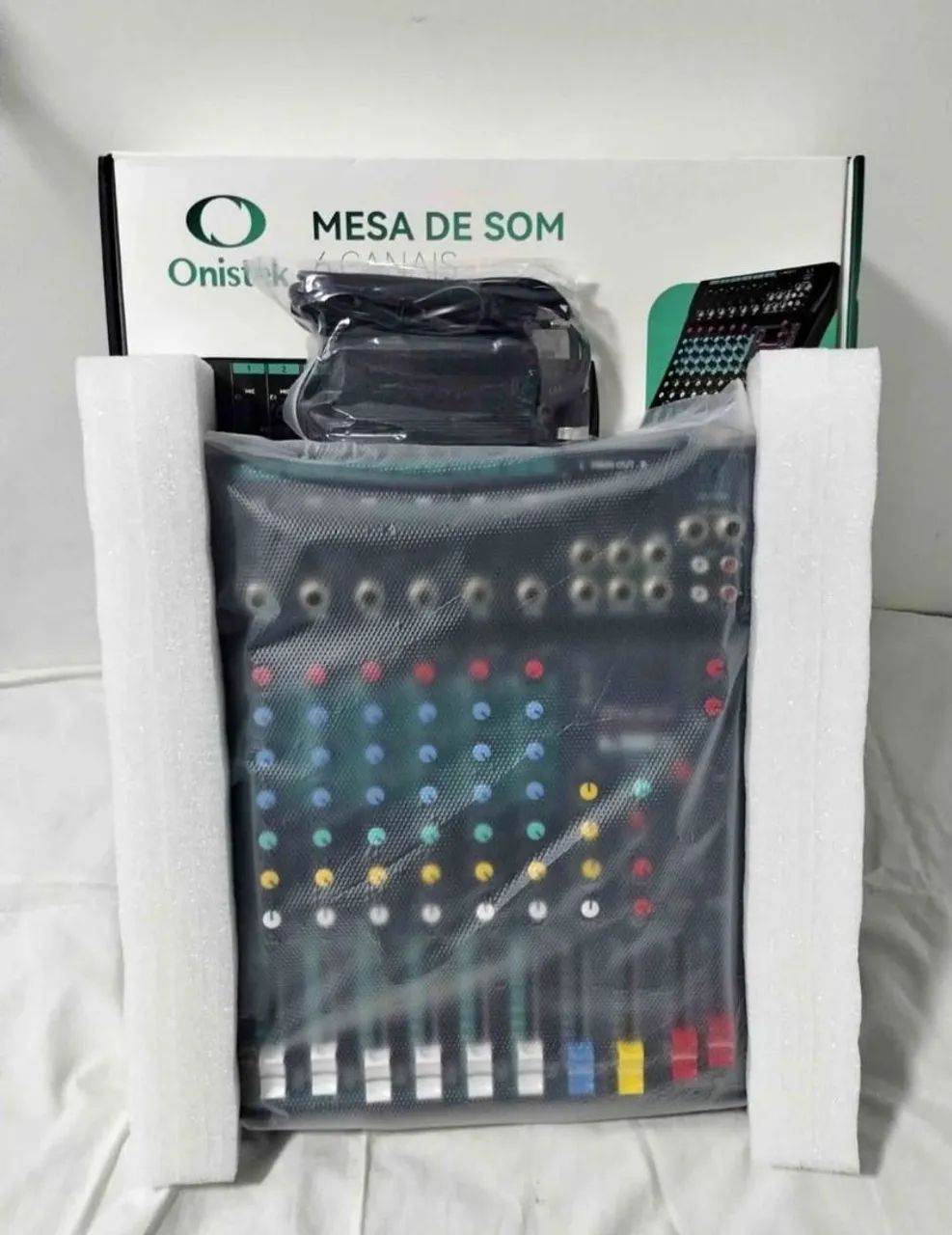 Mesa de som 6 canais
