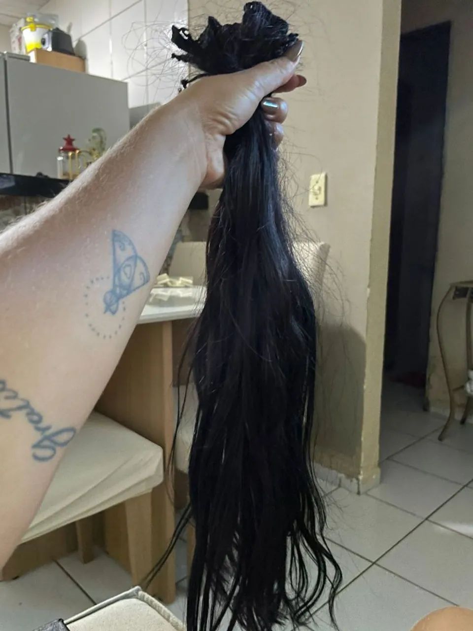 Vendo mega hair ,cabelo humano 60 centímetros 