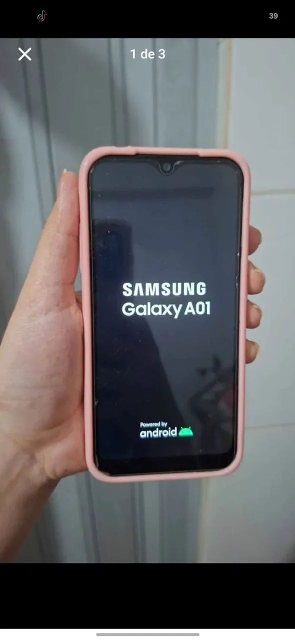Samsung A01 funcionando