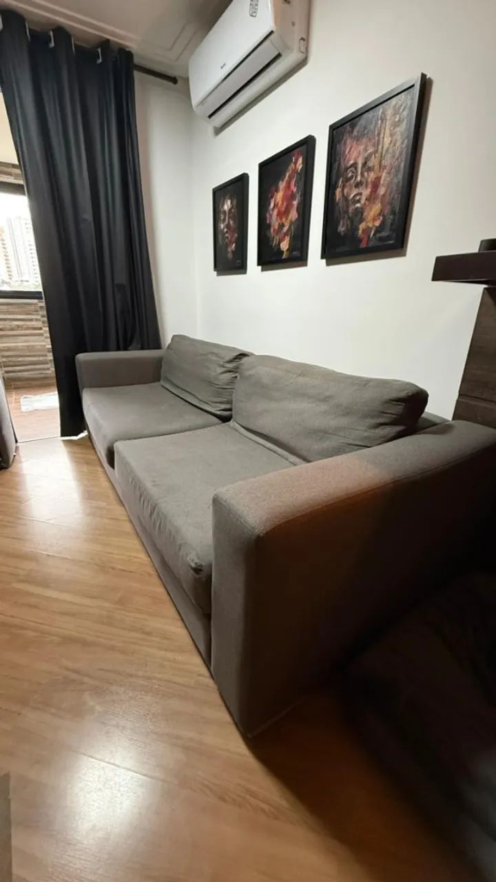 Sofá de linho - 2,35m - Foto 4