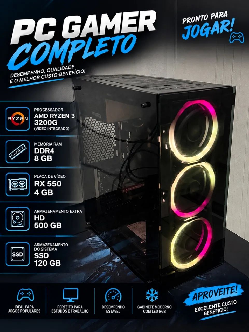 COMPUTADOR GAMER - Foto 3