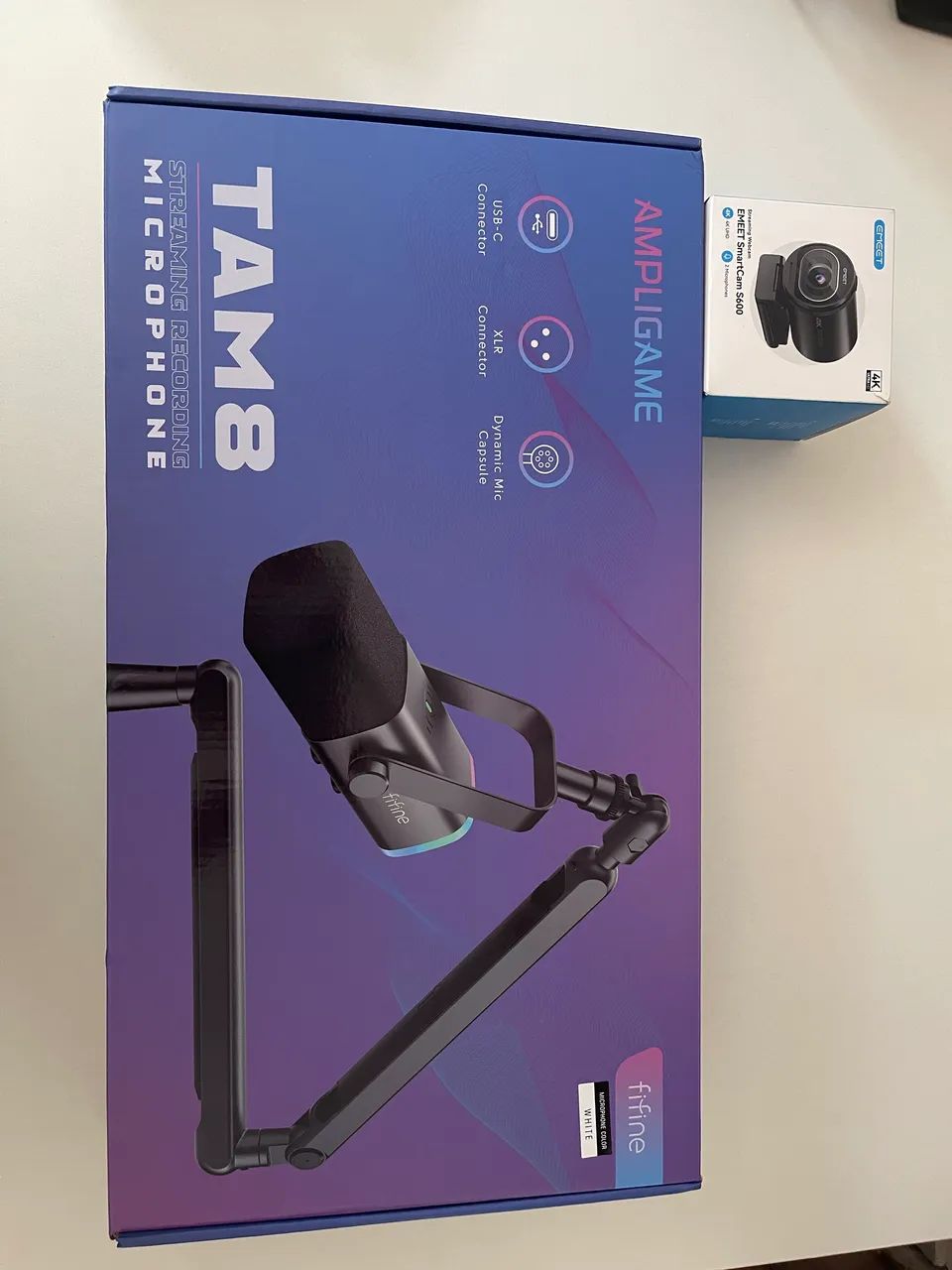 Fone de mesa e câmera para lives  - Foto 4