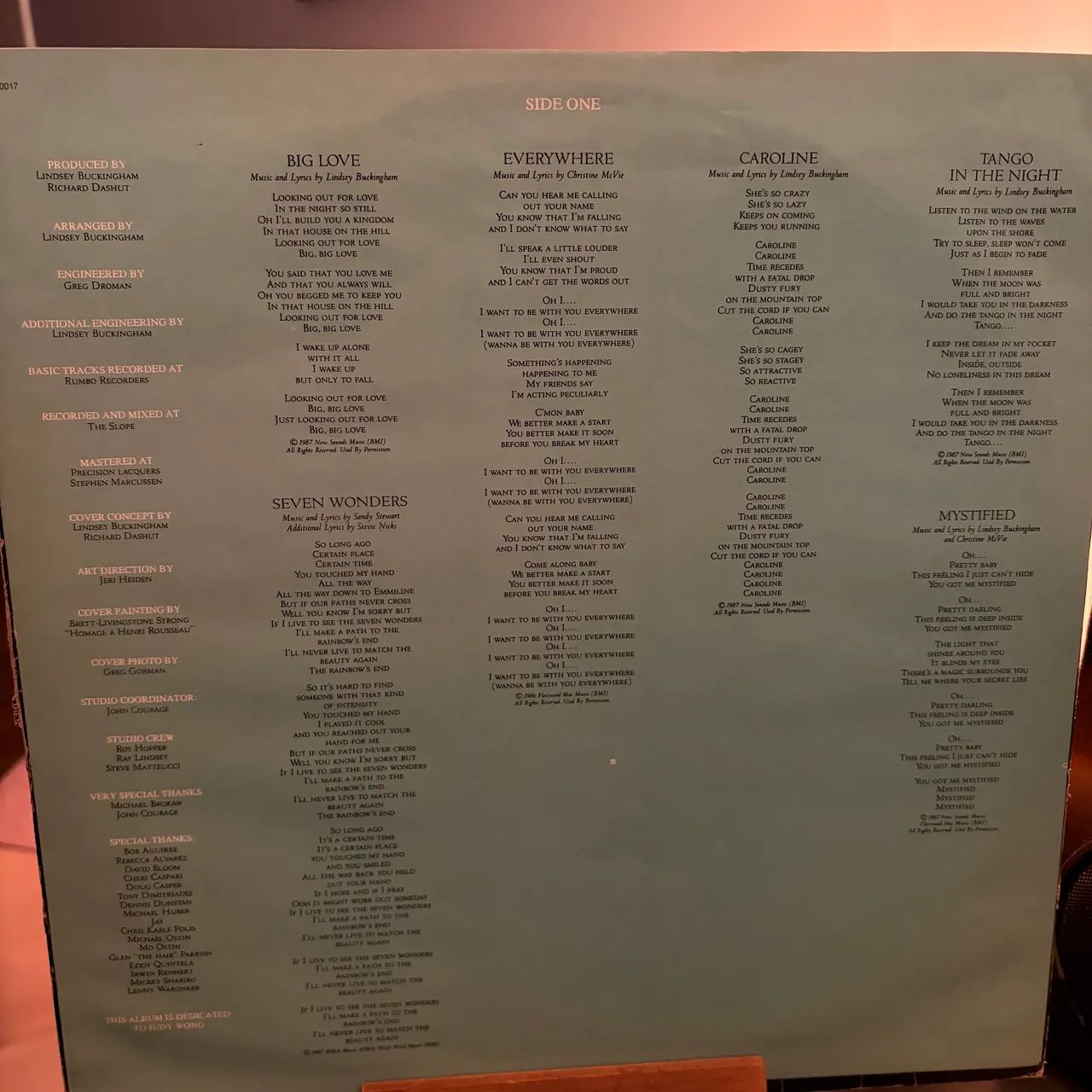 Fleetwood Mac Tango in the Night disco de vinil LP - CDs, DVDs etc