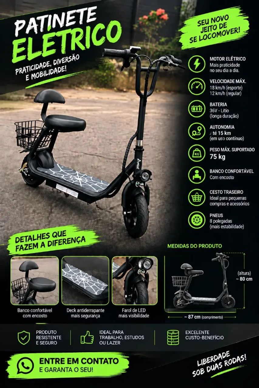 Patinete e Motinha eletrica