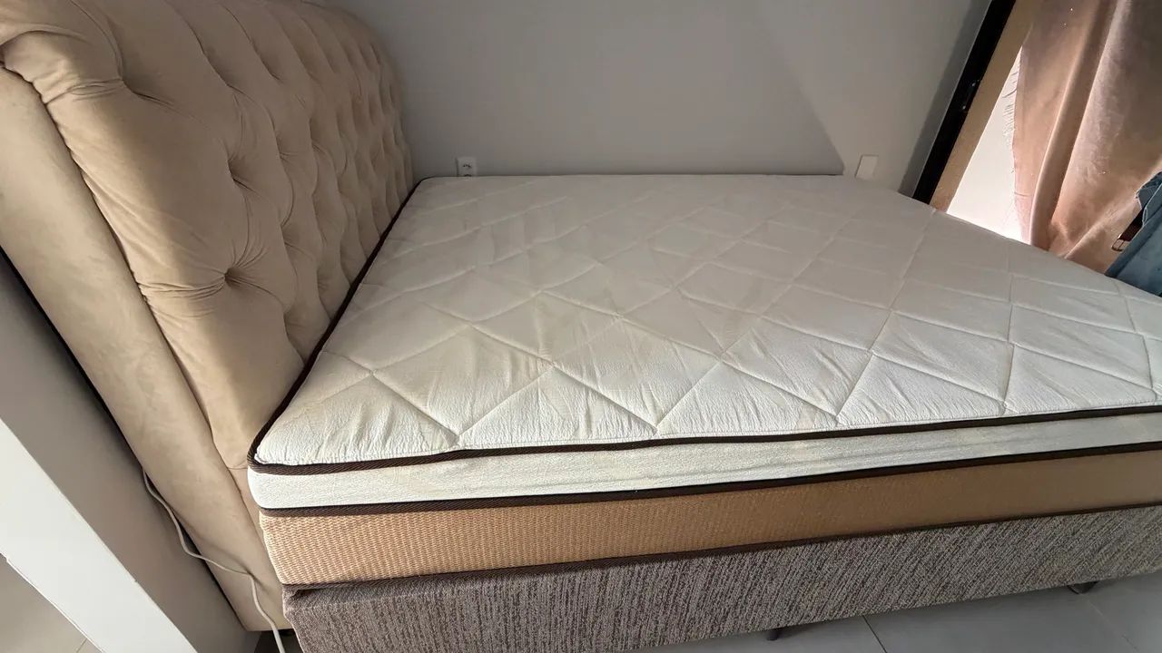 Cama Queen 8 meses de uso  - Foto 3