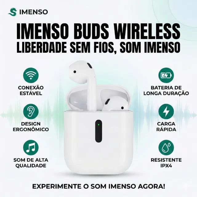 Fone de Ouvido Imenso Buds Wireless IMS-801 - Foto 3