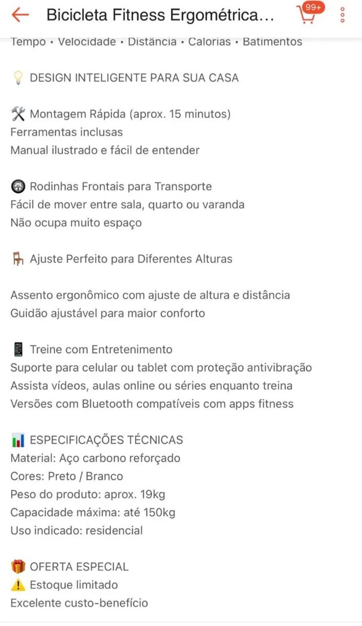 Bicicleta ergométrica  - Foto 3