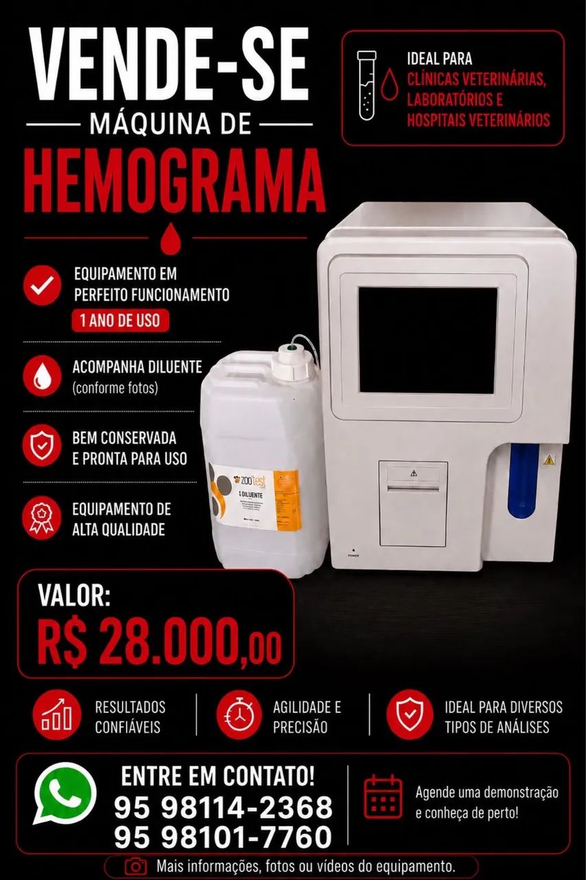 MAQUINA DE HEMOGRAMA 