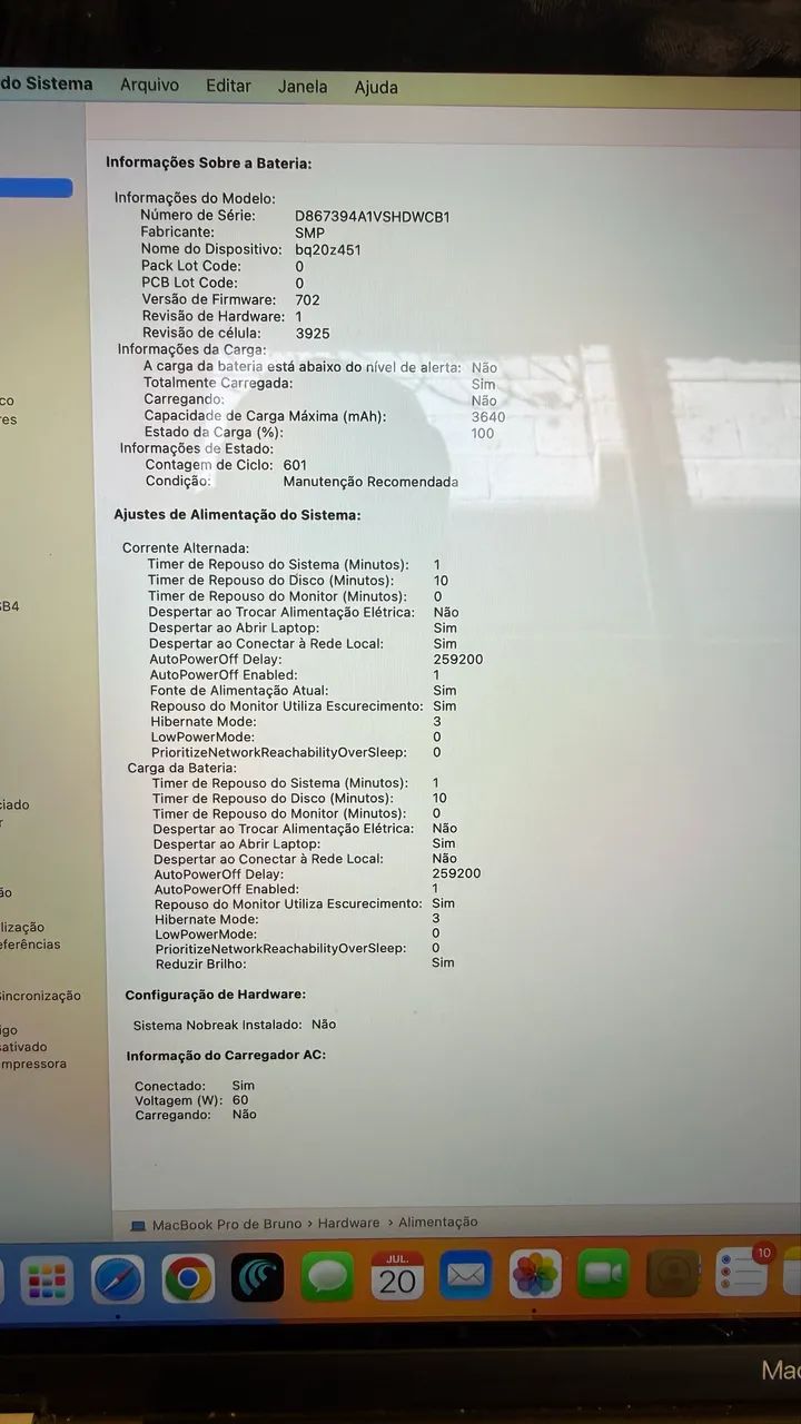 MacBook A1707 - 15,4? - 500Gb - I7quad-core - Foto 4