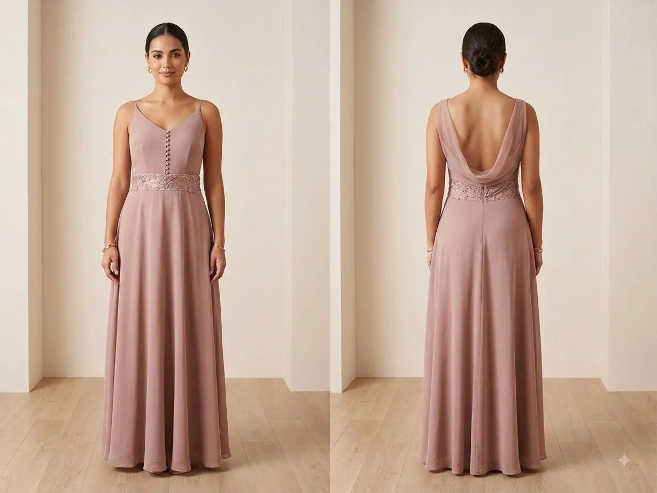 Vestido Rosé M