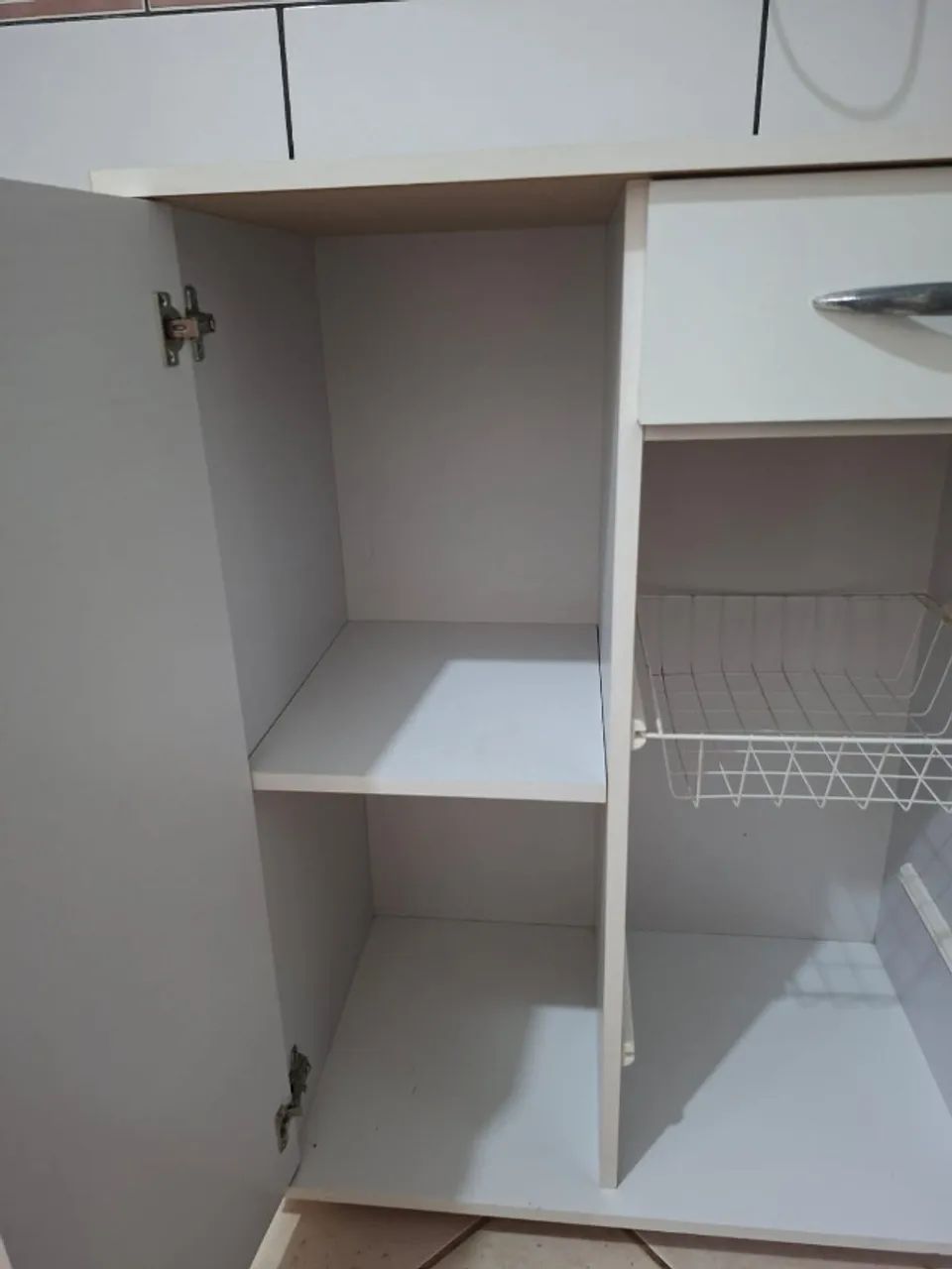 Bancada de Cozinha de Madeira com fruteira - Foto 3