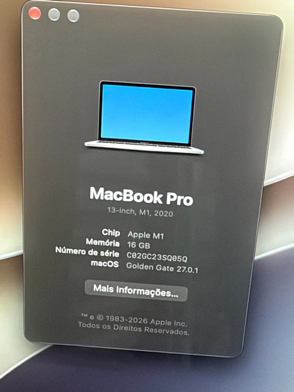 MacBook Pro 2020 M1 16/512 - Notebooks - Bady Bassitt 1541276133 | OLX