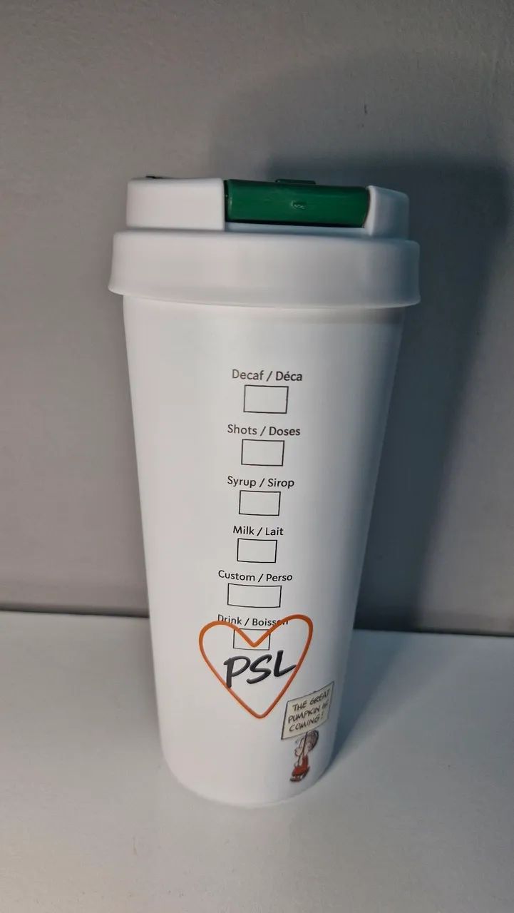 Copo Branco Starbucks e Snoopy - Foto 3