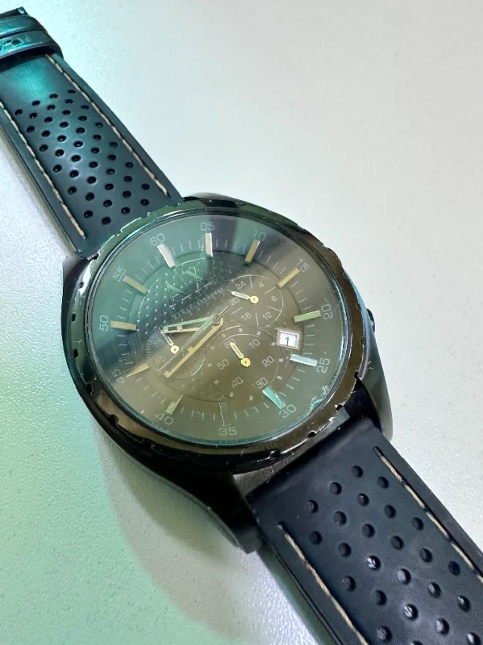 Relogio Pulso Masculino Armani Exchange Preto