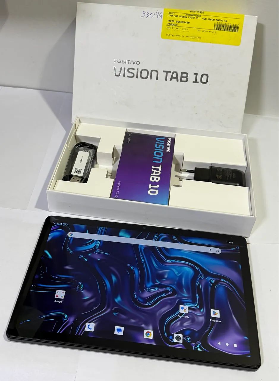 Tablet Vison Tab 10 - Tela 10.1 128gb 