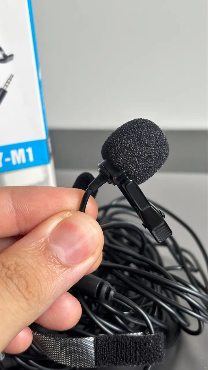 Microfone de Lapela BOYA BY-M1 - Com fio - Excelente estado - Foto 3