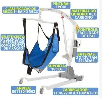 Elevador guincho de transferência 
