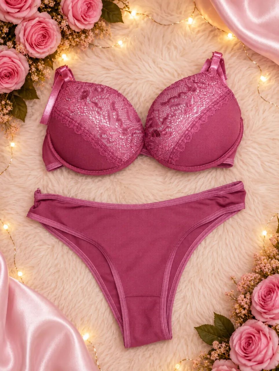 Conjuntos lingerie calcinha e sutiã - Foto 2