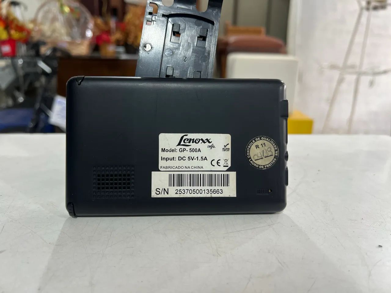 TV portátil com GPS LCD de 5 polegadas Lenoxx GP-500A com Tela Manchada - Foto 5