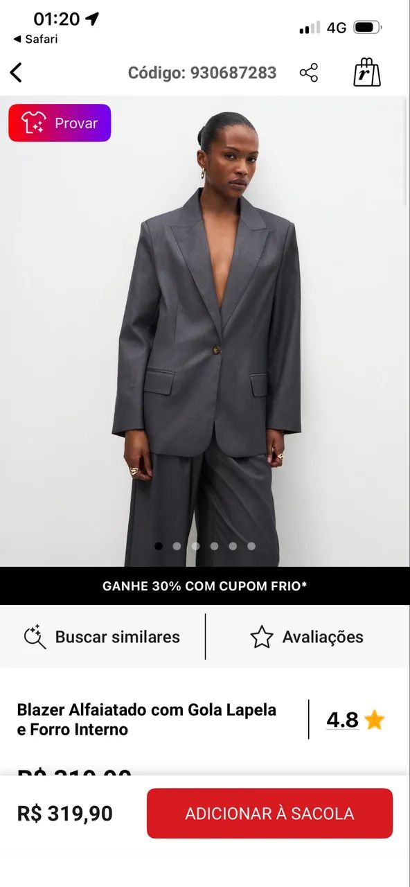 Blazer Renner feminino 38 - Foto 5