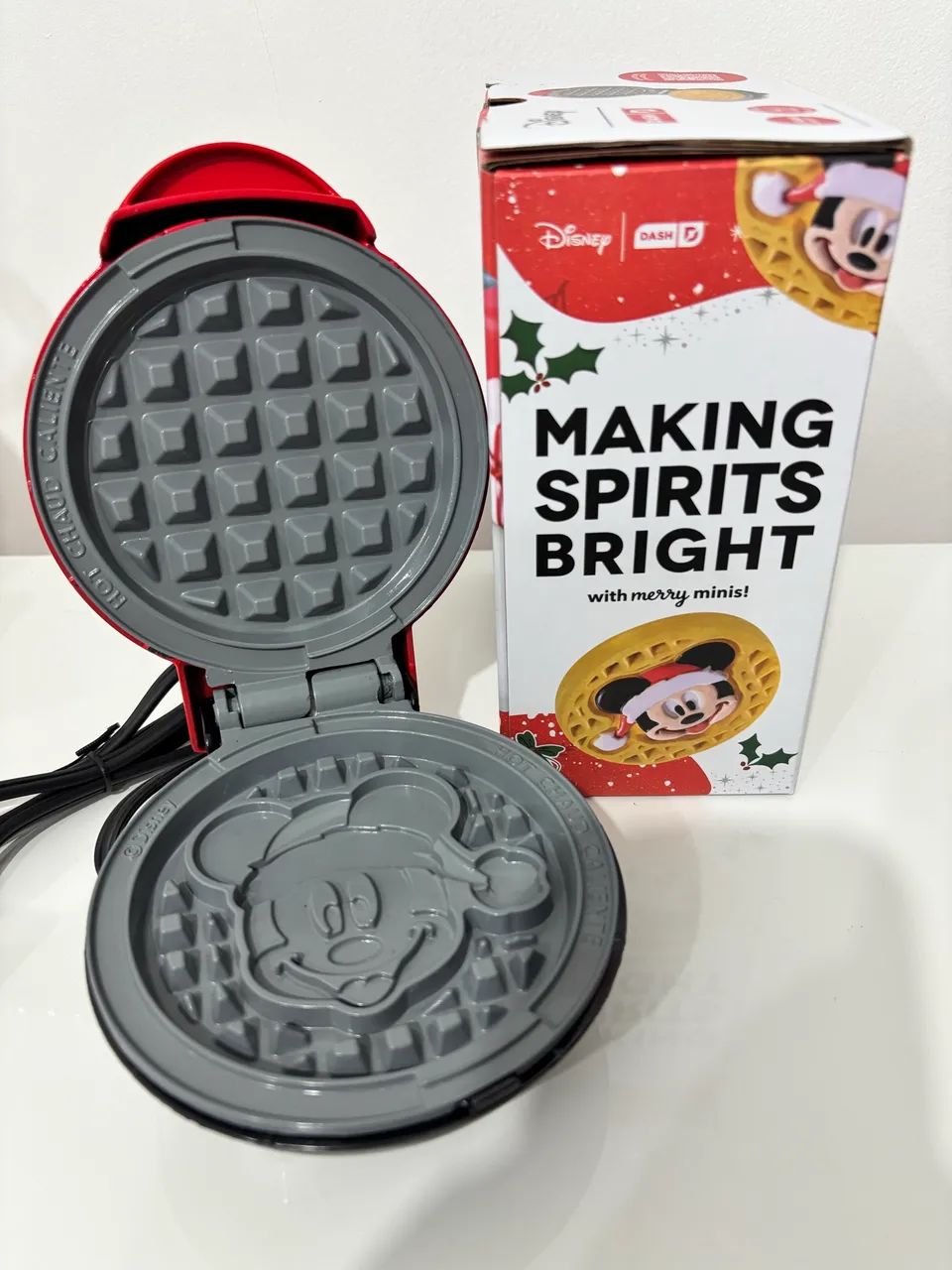 Mickey Mouse máquina de Waffle Natal 