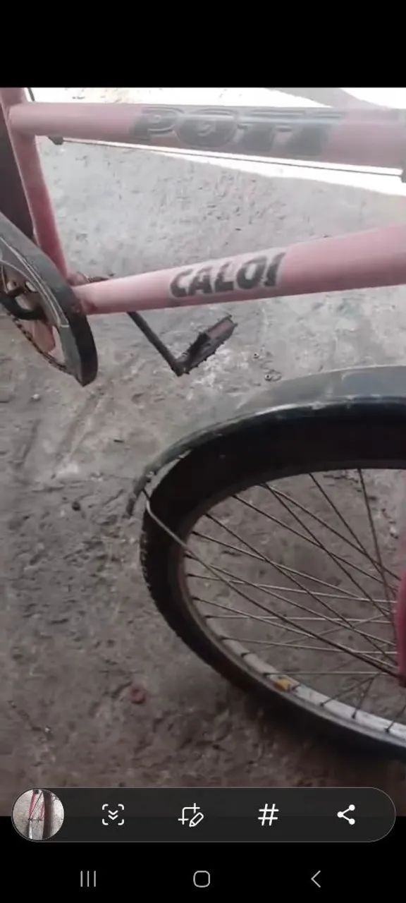 Bicicleta caloi poty rosa  - Foto 5