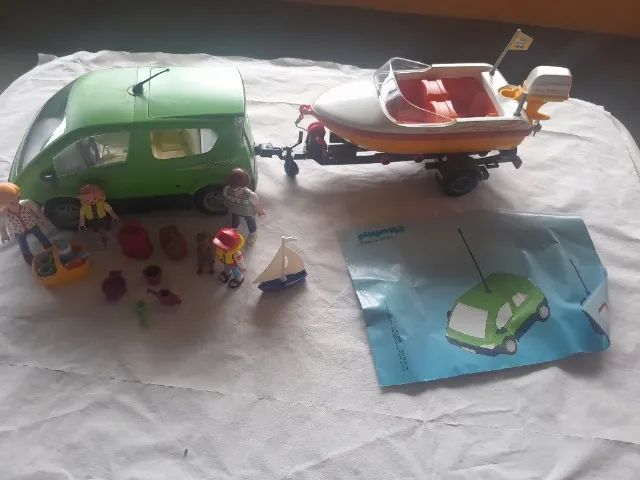 Playmobil 4144 Carro de Família com Barco - Foto 2
