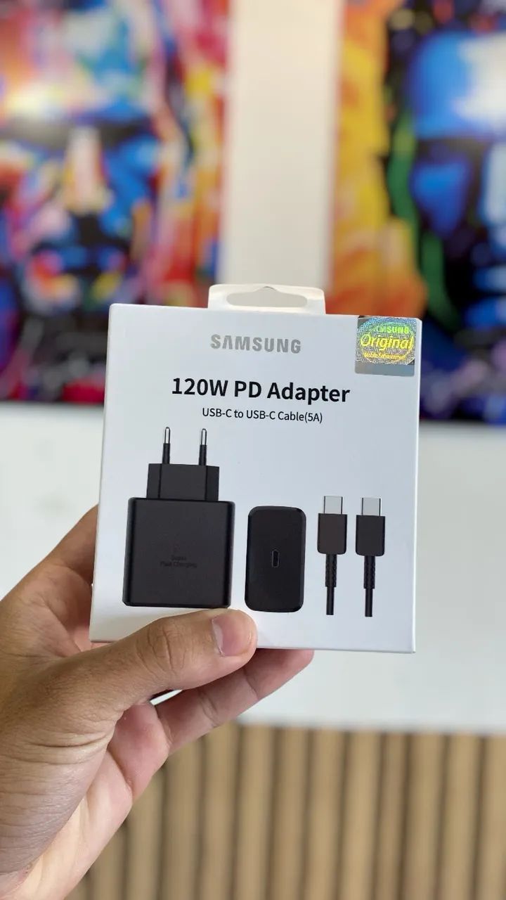 Carregador turbo Samsung 120w