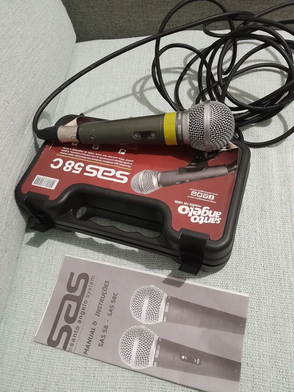 Microfone  com fio  - Foto 2