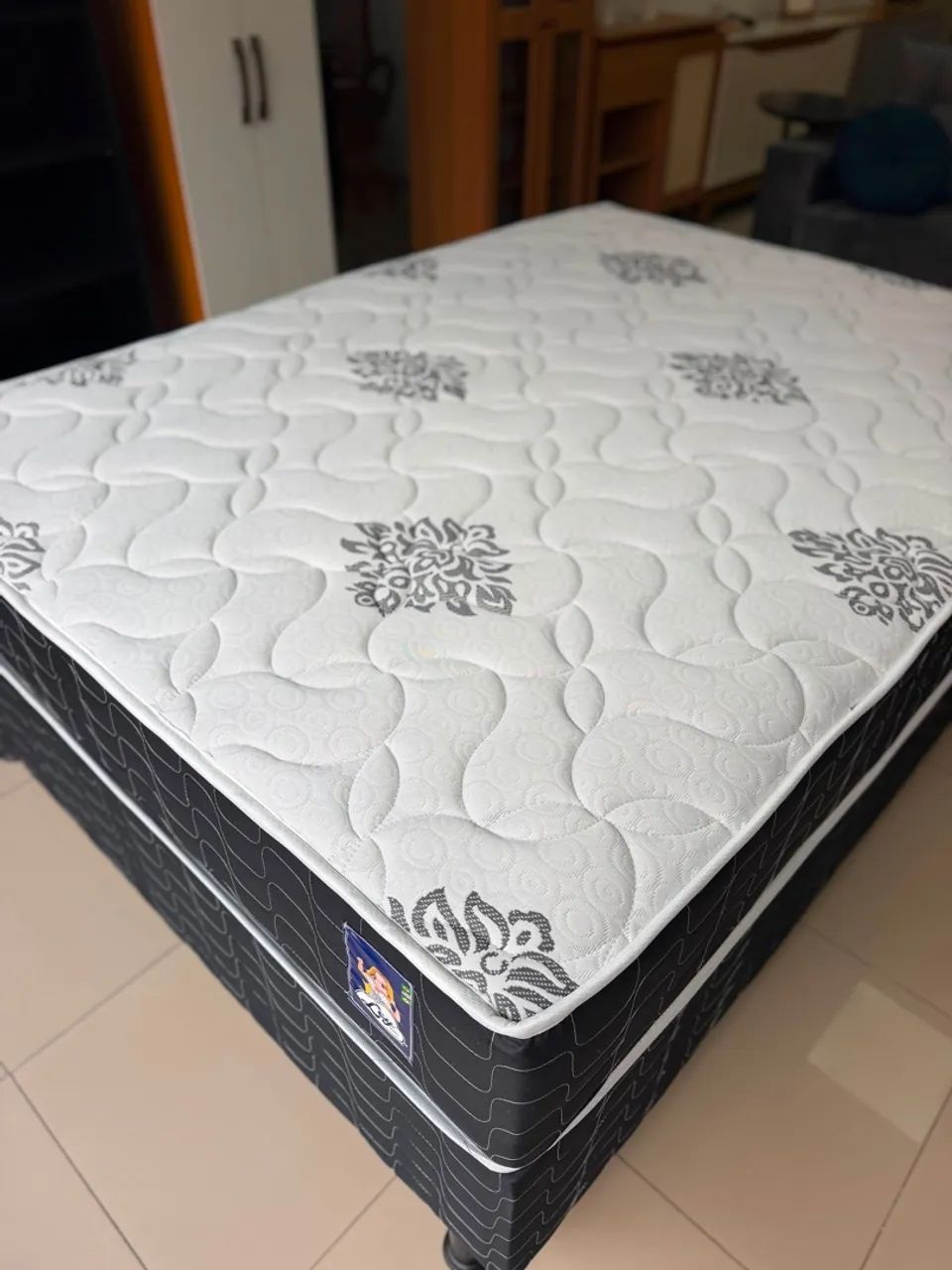 Cama box de casal molas ensacadas nova disponível  - Foto 2