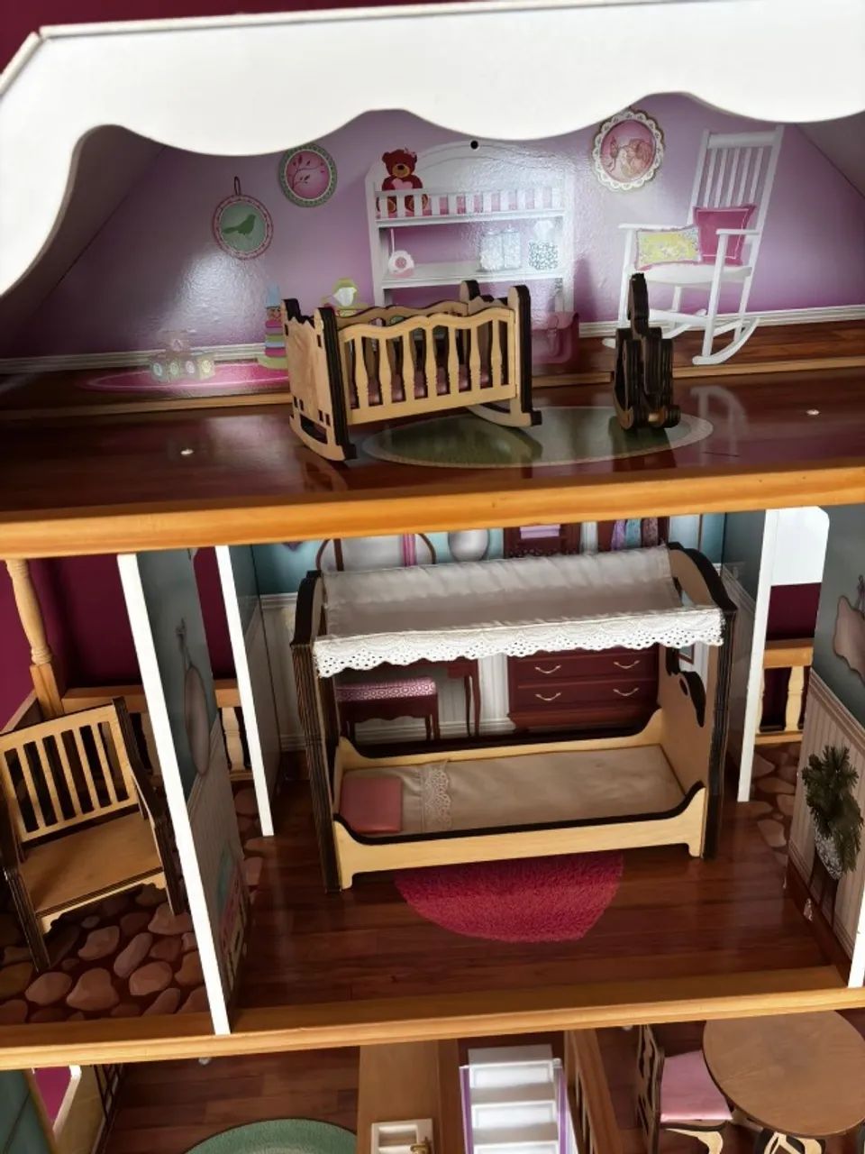 Casa de boneca grande em madeira Kidkraft - Foto 3