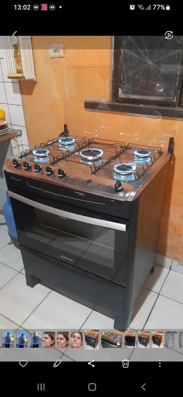 Fogão de 5 bocas  - Foto 3