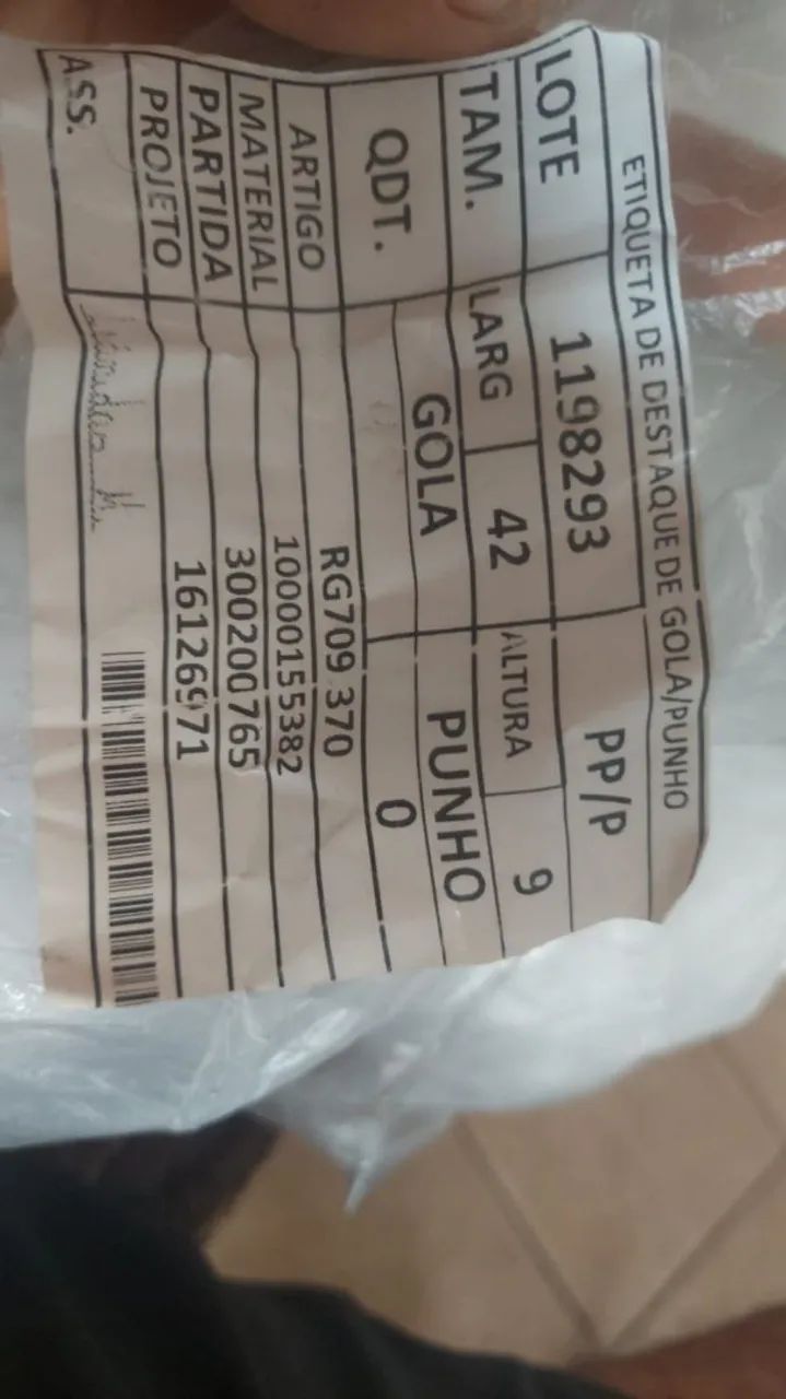 Gola e punho  - Foto 2