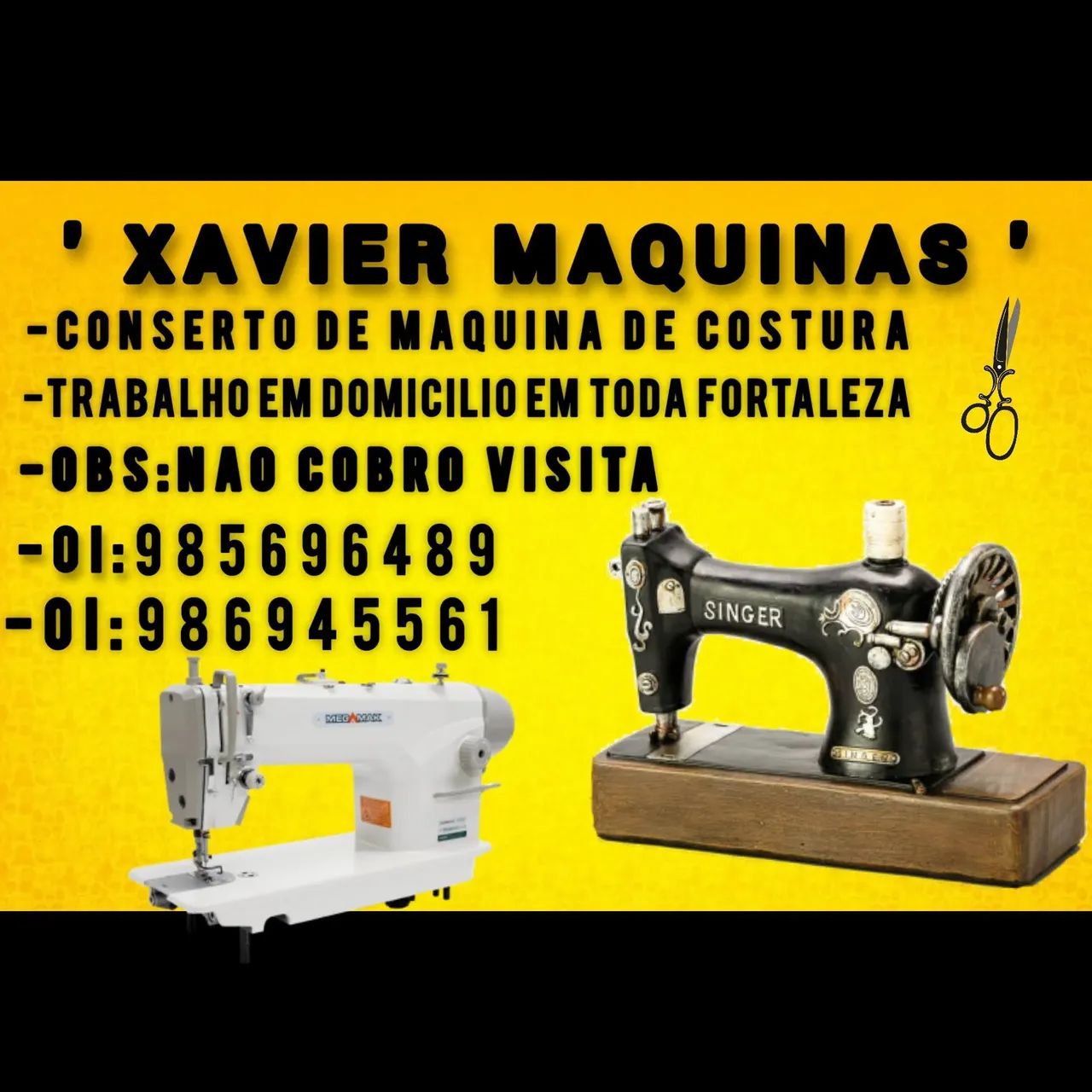 MECÂNICO DE MÁQUINA DE COSTURA 