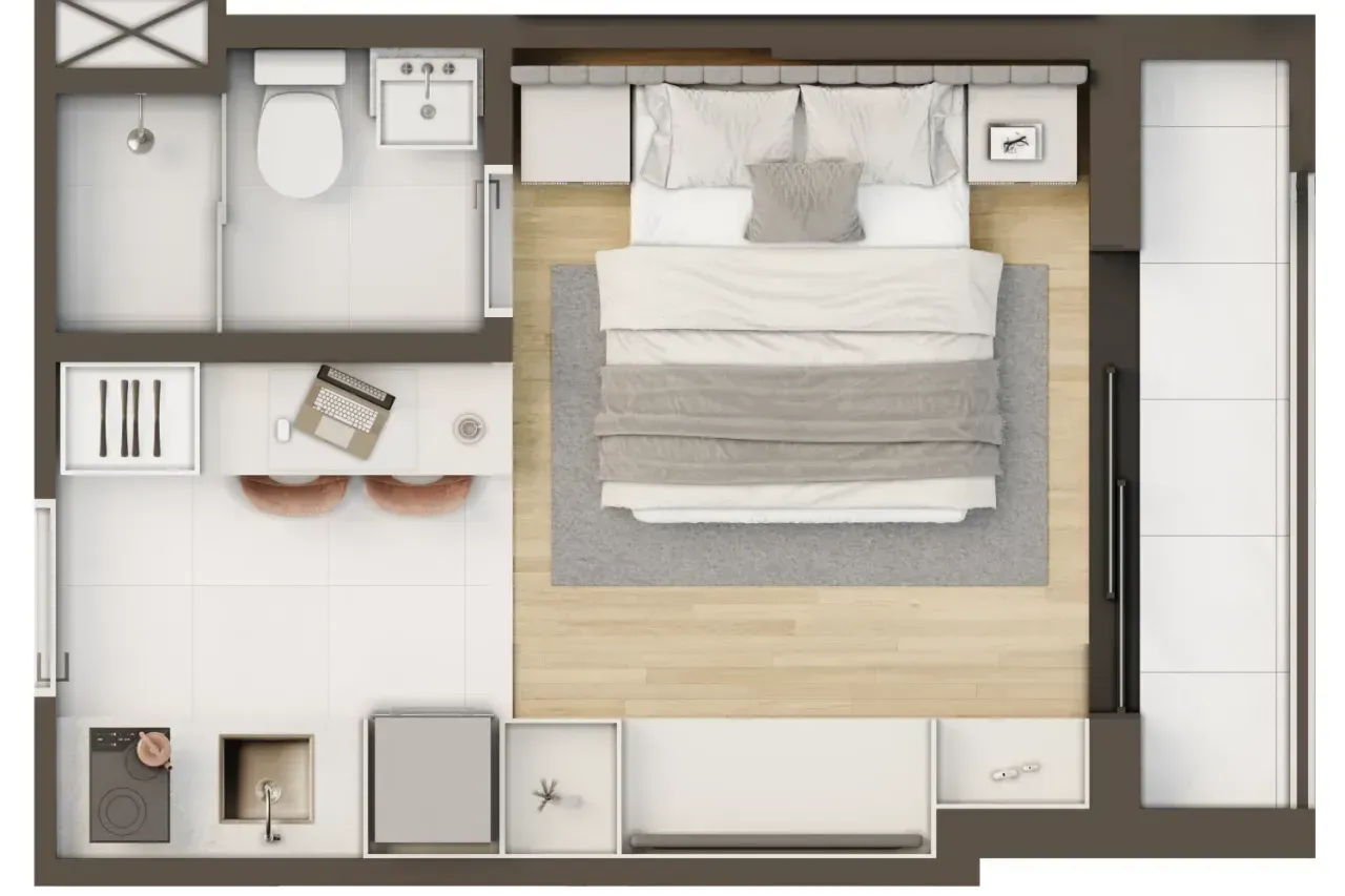 PLANTA 20m²
