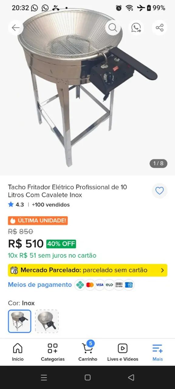 Fritadeira elétrica - Foto 4