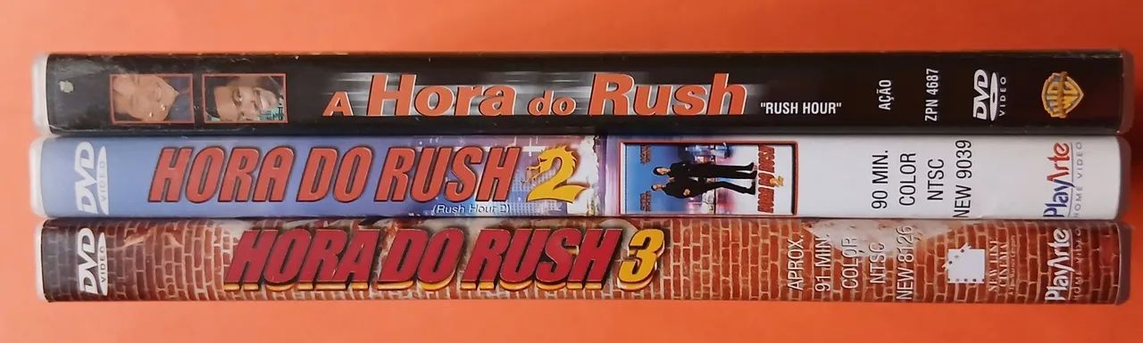 Dvd A Hora do Rush - Trilogia - Jackie Chan  - Foto 3