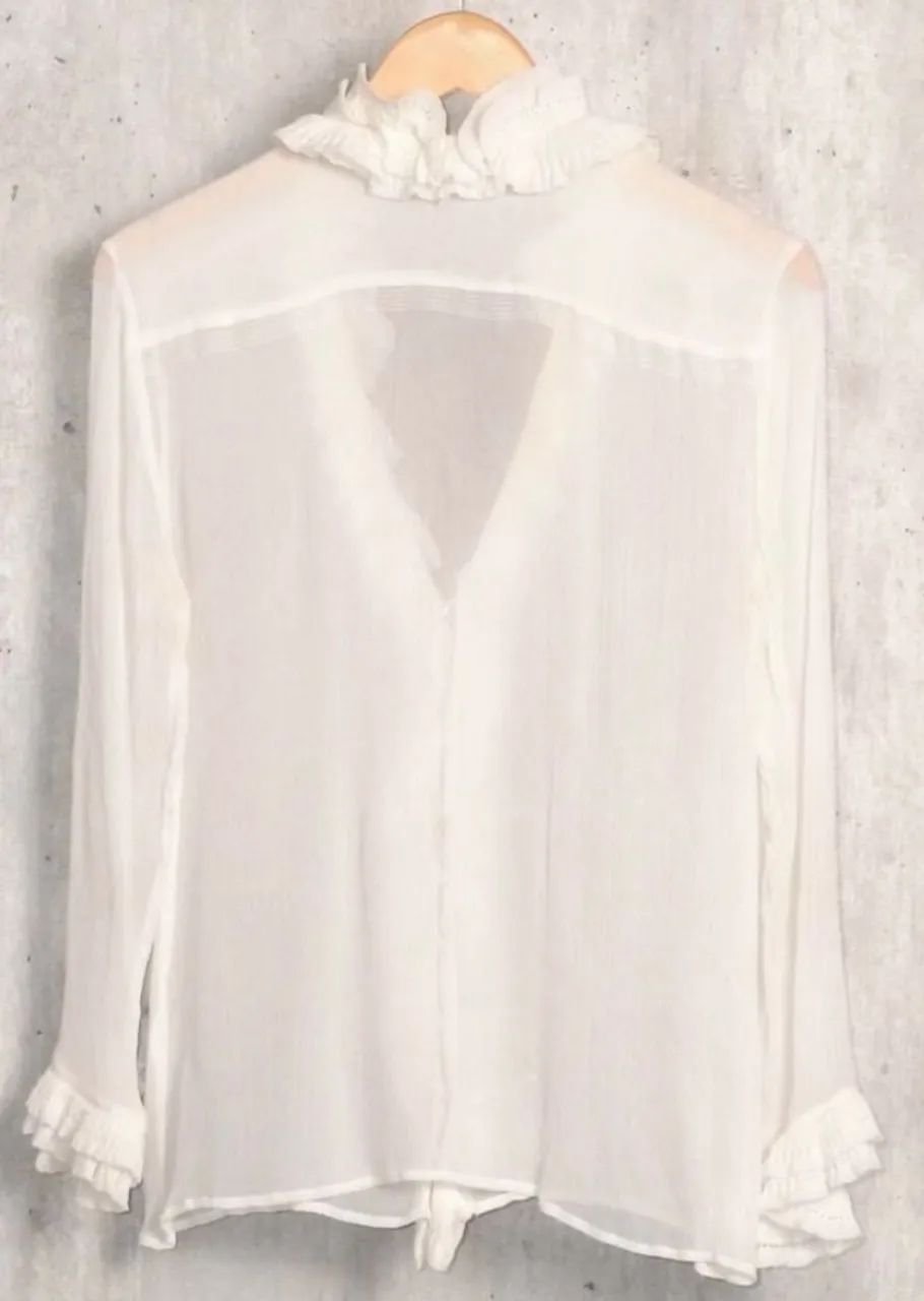 Camisa blusa seda Le lis Blanc - Foto 2