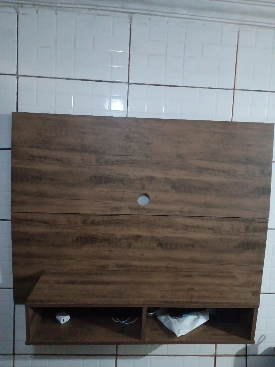Painel de parede amadeirado 43 polegadas