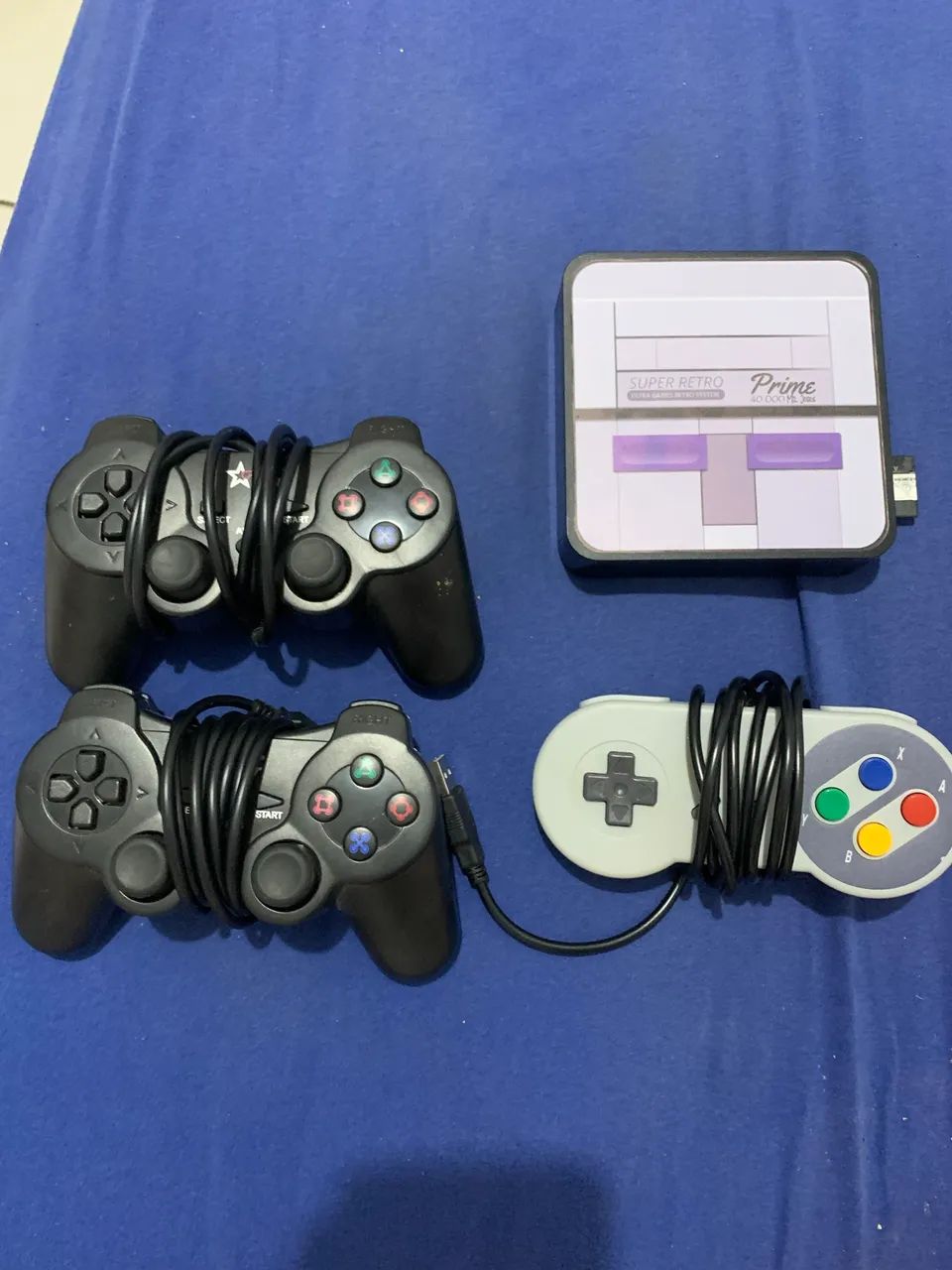 Video game com 40 mil jogos e 3 controles - Foto 2